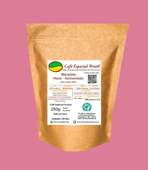 Café Especial Brasil - Microlote Floral - 88 pontos - Fermentado - Mundo Novo 250g