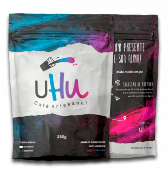 Uhu Café- Especial 86pts, Gourmet ou Orgânico - Catuaí Vermelho Natural 250g-500g